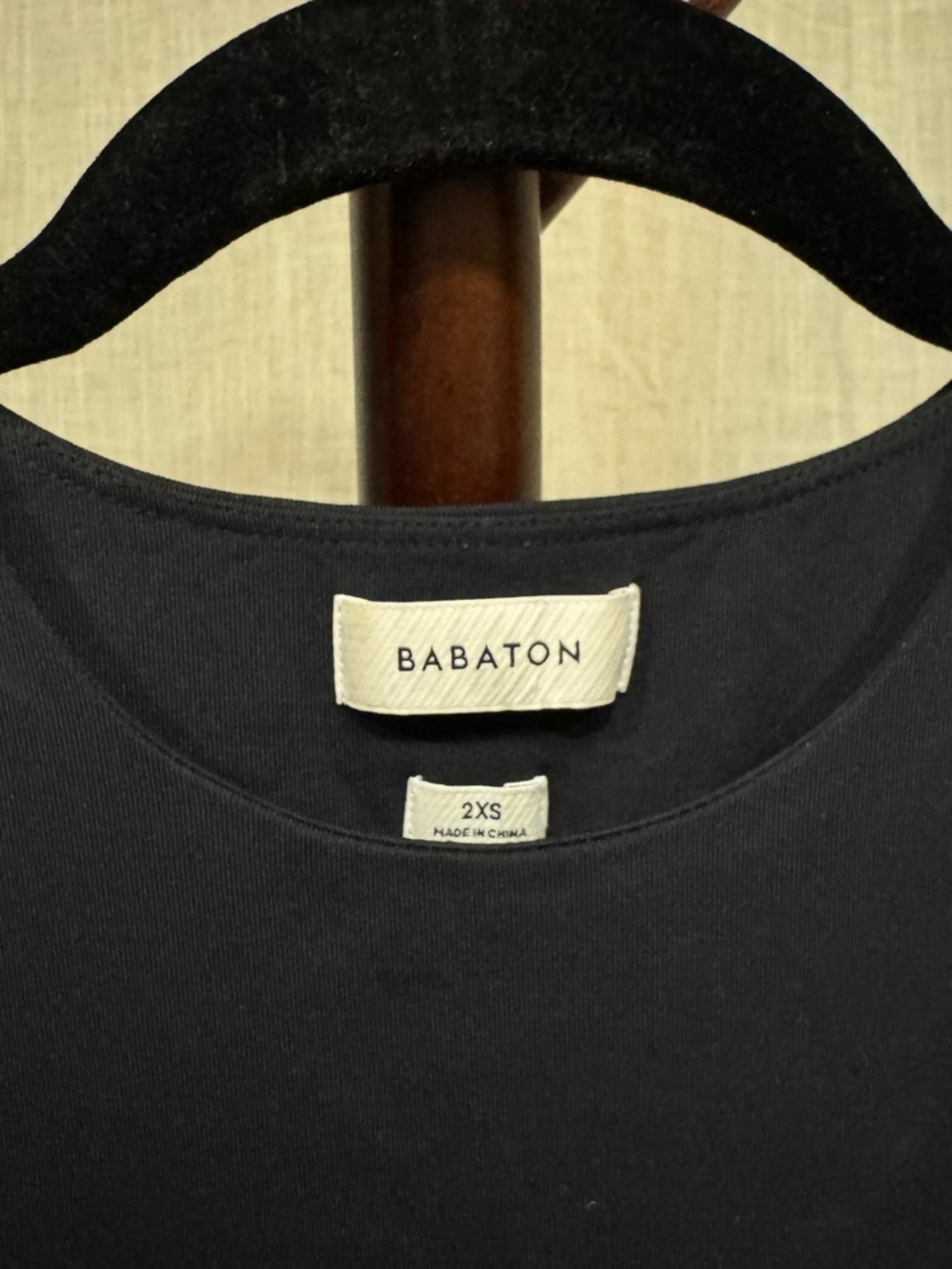 Aritzia Babaton Black contour drop waist ankle length dress xxs - Picture 2 of 5